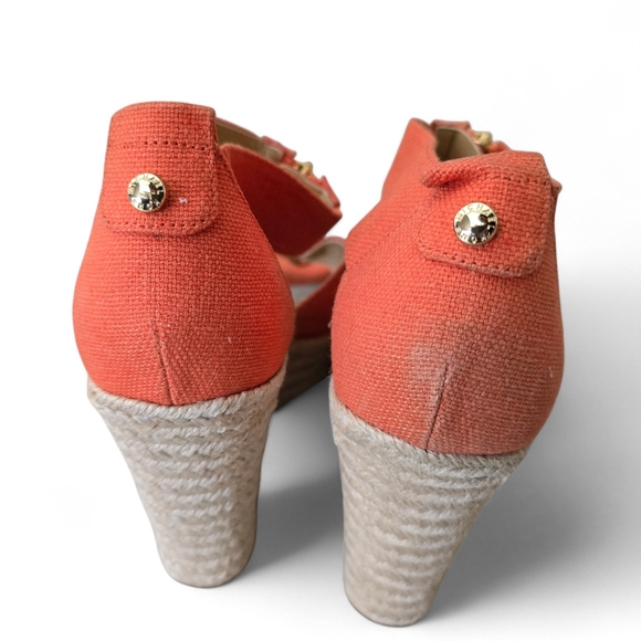 Michael Kors Damita Espadrille Platform Wedge Sandal Size 9.5 - Picture 5 of 10